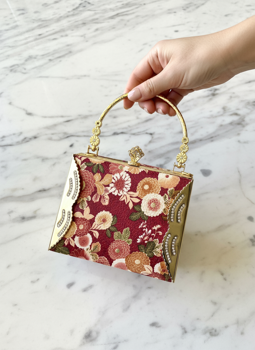 Top Angle - Showing Clasp and Handle