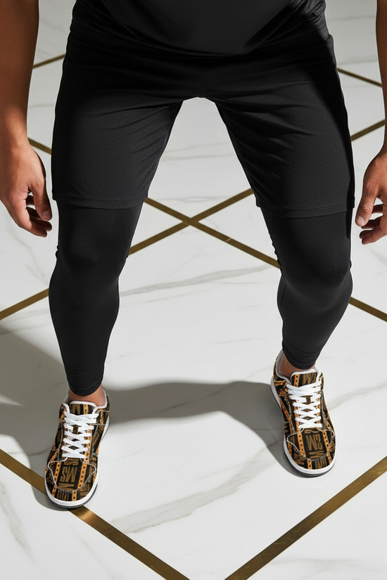 Top-down athletic stance