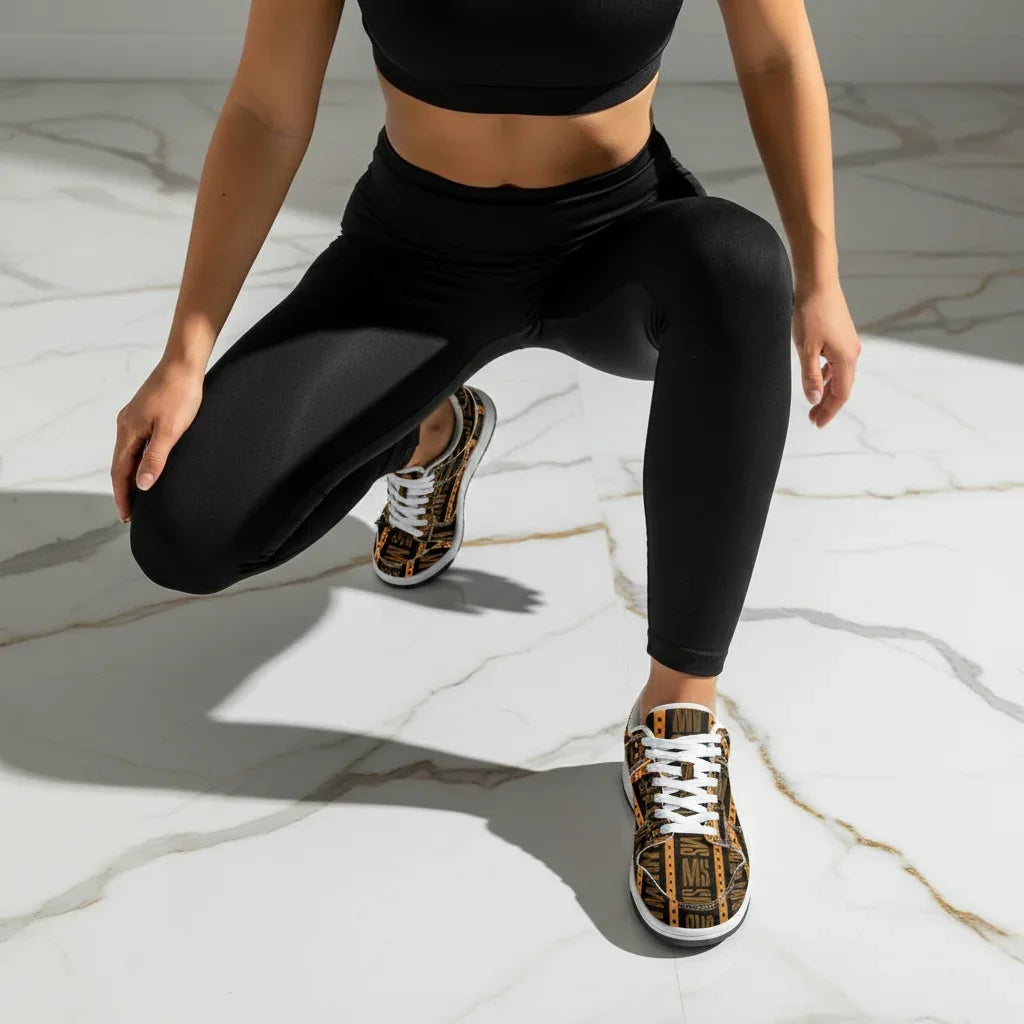 Top-down athletic stance