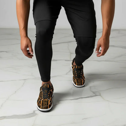 Top-down athletic stance