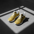 Top-down on concrete with dramatic shadows