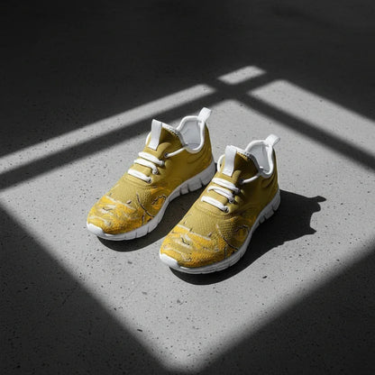 Top-down on concrete with dramatic shadows