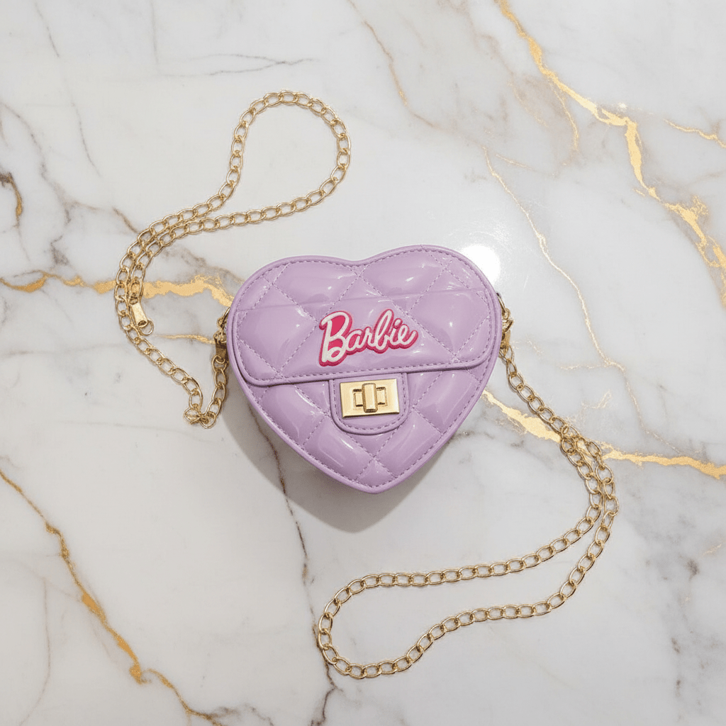 Top view - Heart Barbie Bag