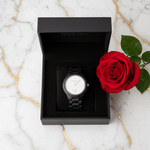 Top View with Red Rose