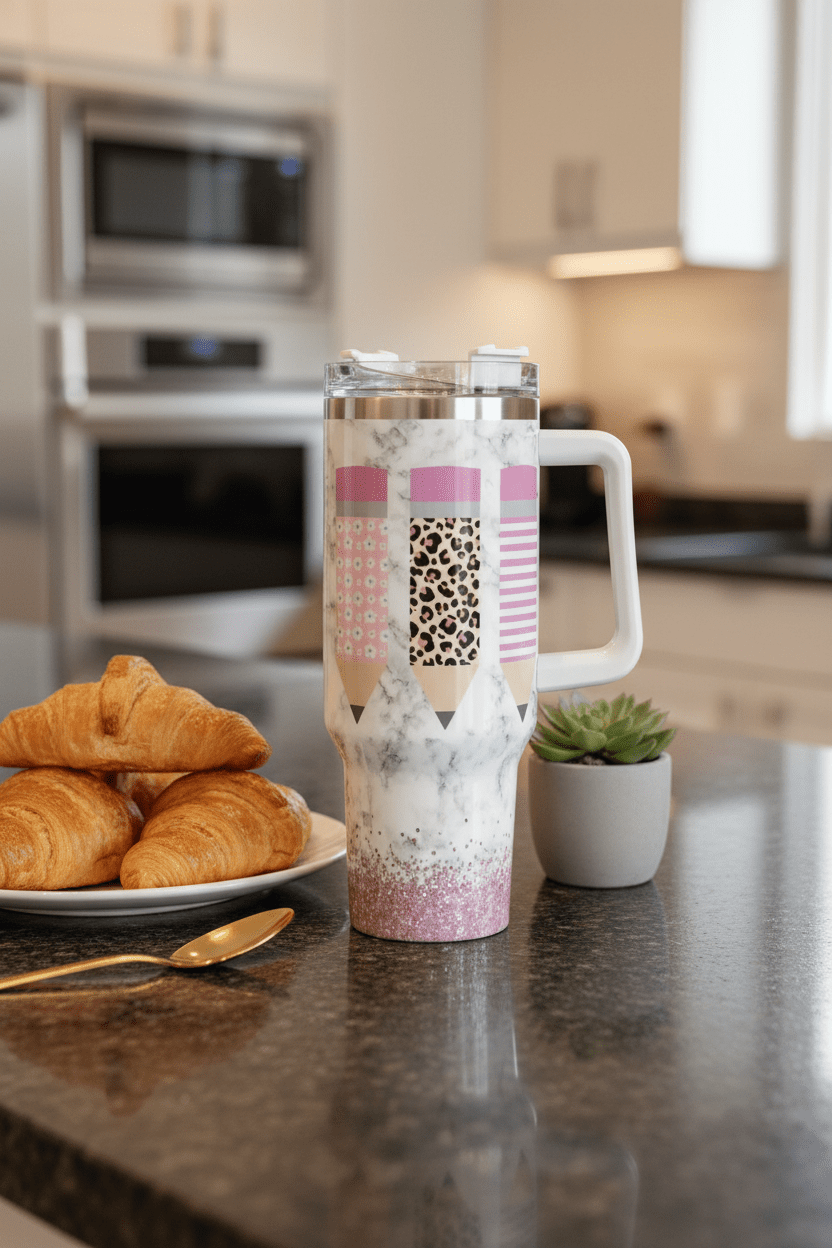 Tumbler Dark Granite Portrait