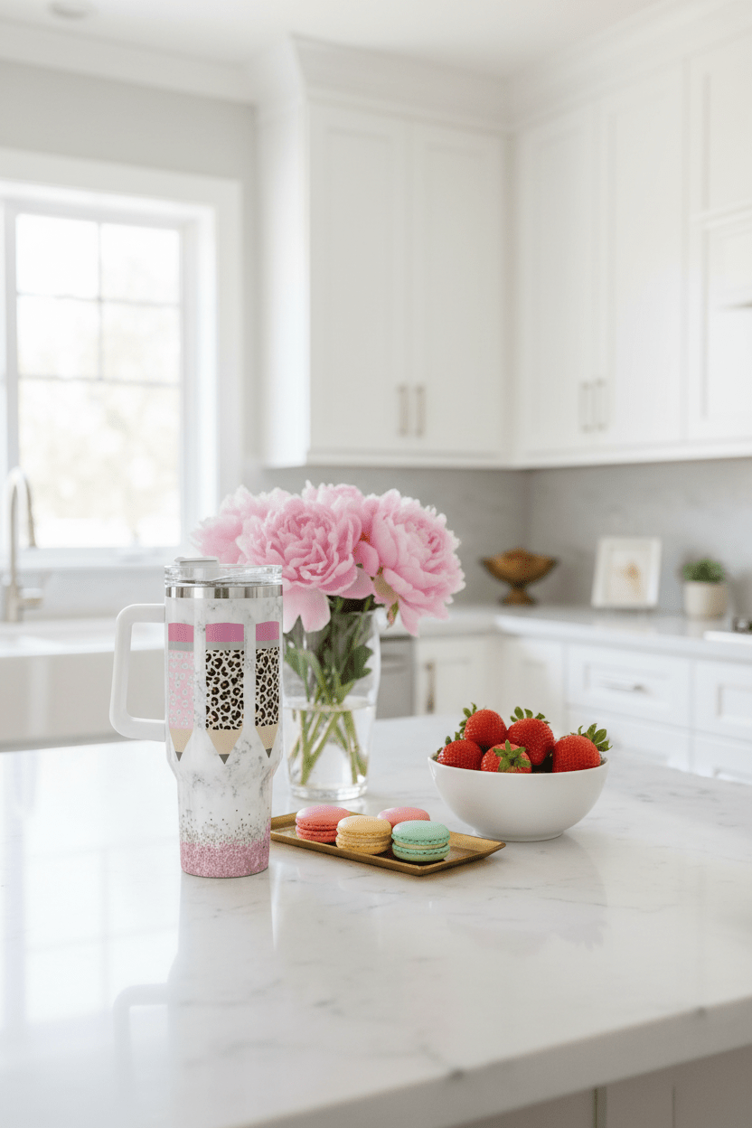 Tumbler Kitchen Island Portrait