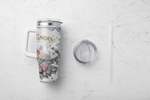 Tumbler with Lid and Straw