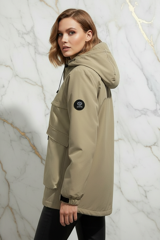 Turning back over shoulder pose