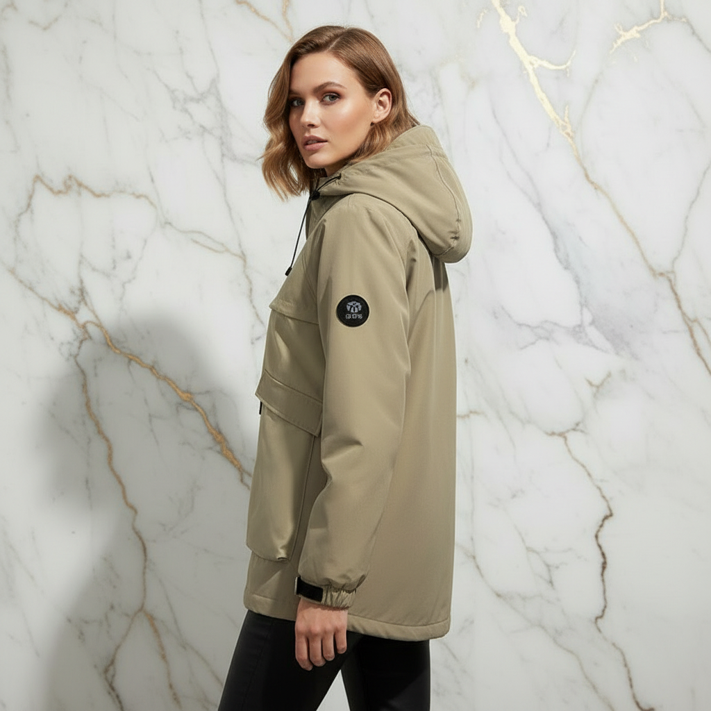 Turning back over shoulder pose