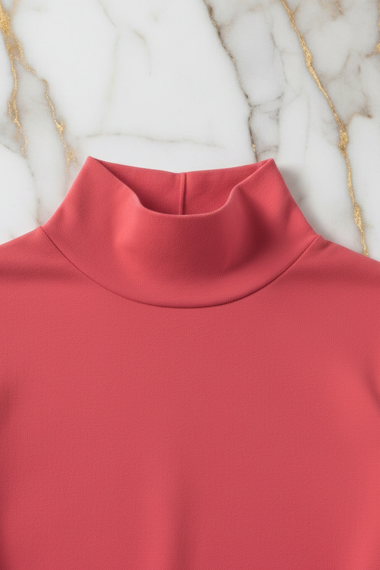 Turtleneck Sweater Collar Detail