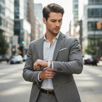 Urban setting with natural sunlight