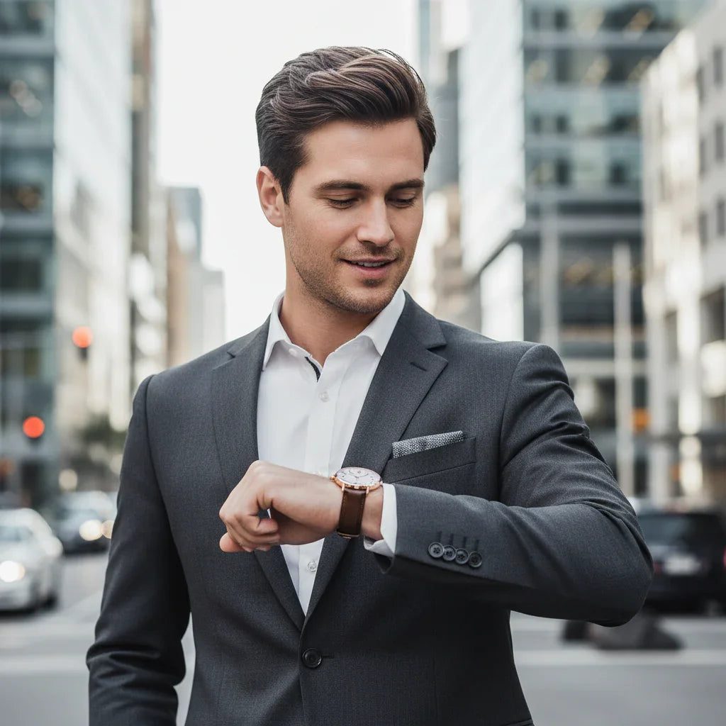 Urban setting with natural sunlight