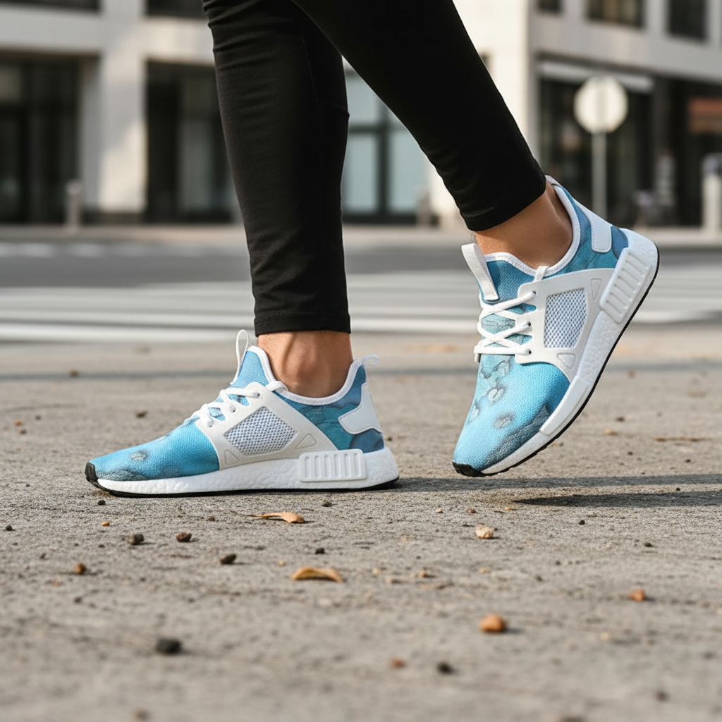 Urban walking pose