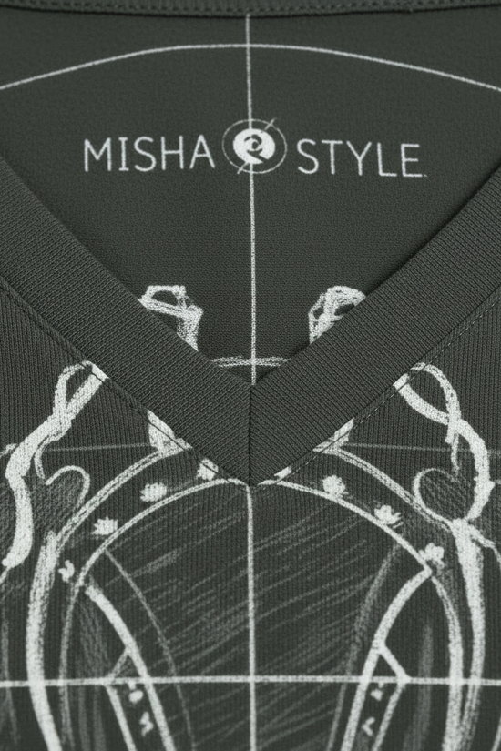 V-Neck Neckline Close-Up