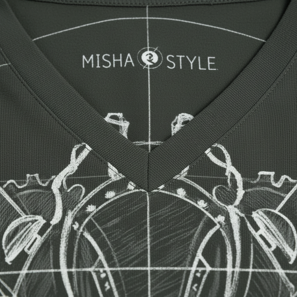 V-Neck Neckline Close-Up