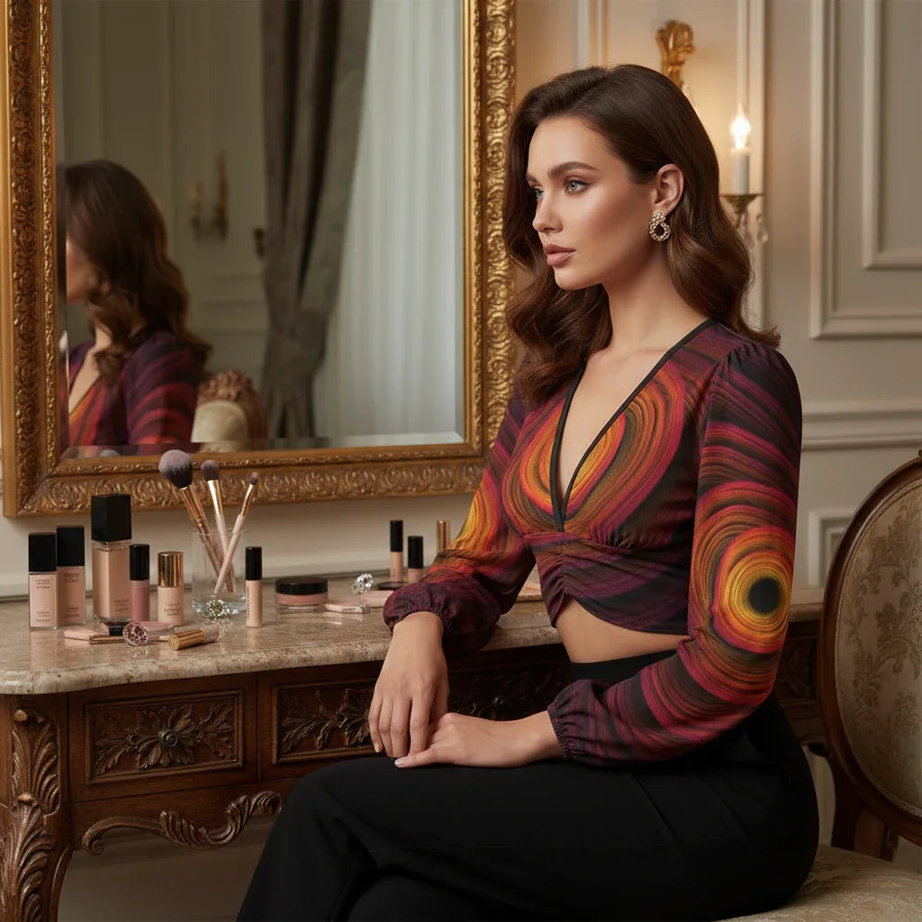 Vanity with Makeup