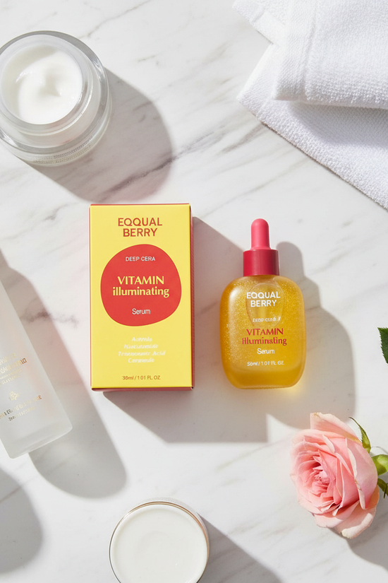 سيروم Vitamin Illuminating على رخام - تنسيق 1