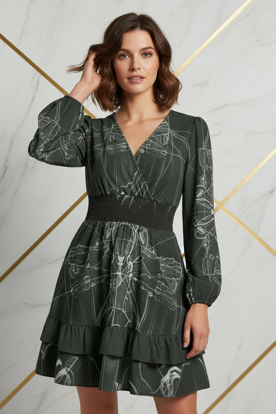 Waist-up shot with natural hair touch