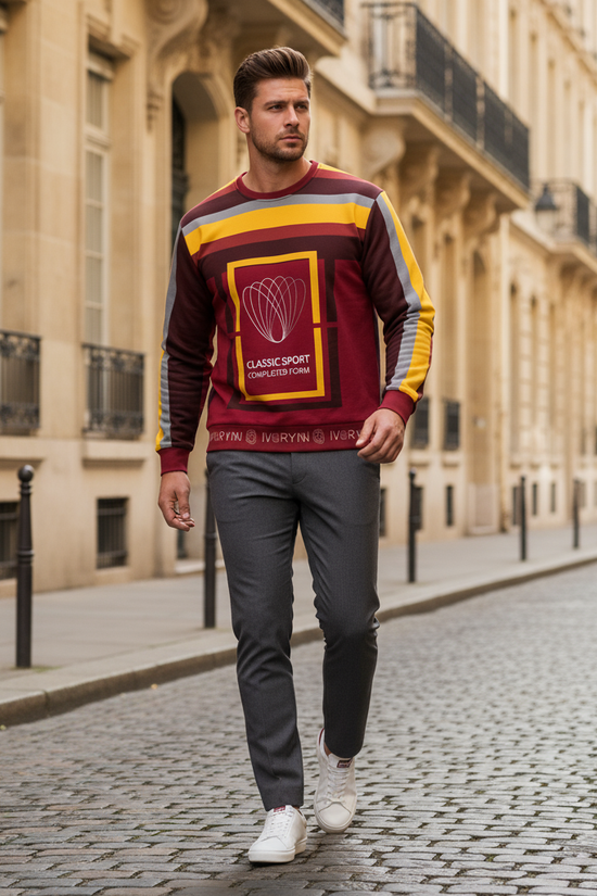 Walking on European street