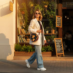 Walking past café