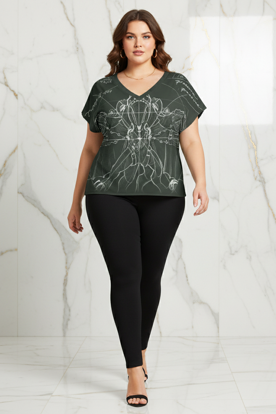 Walking Pose with Black Leggings