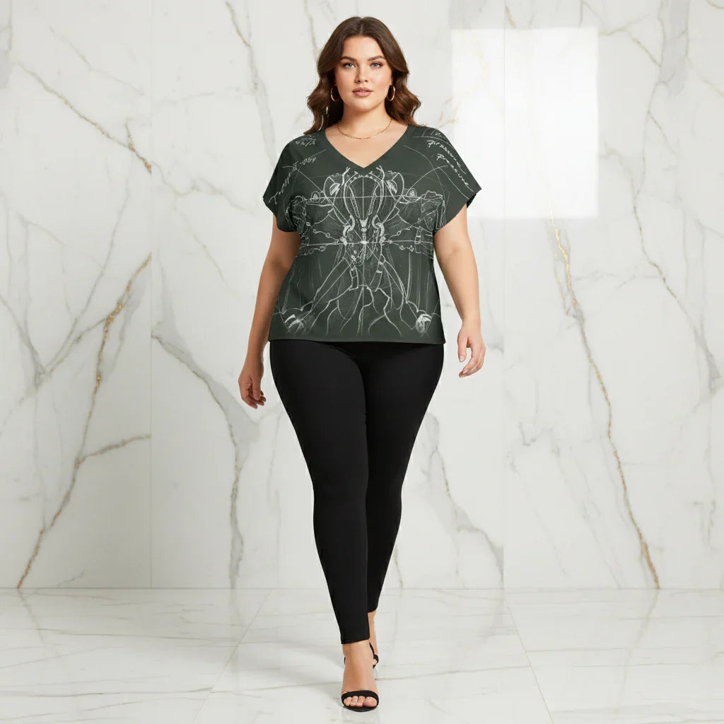 Walking Pose with Black Leggings