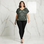 Walking Pose with Black Leggings