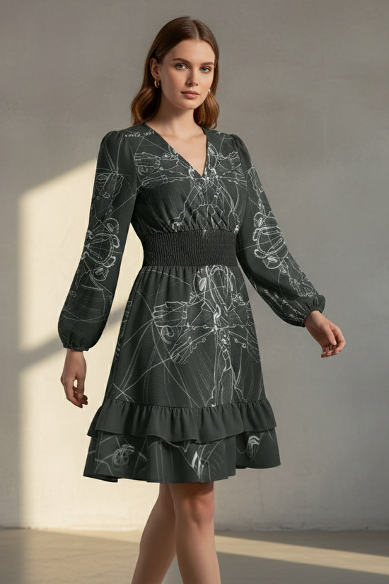 Walking toward camera in minimalist interior