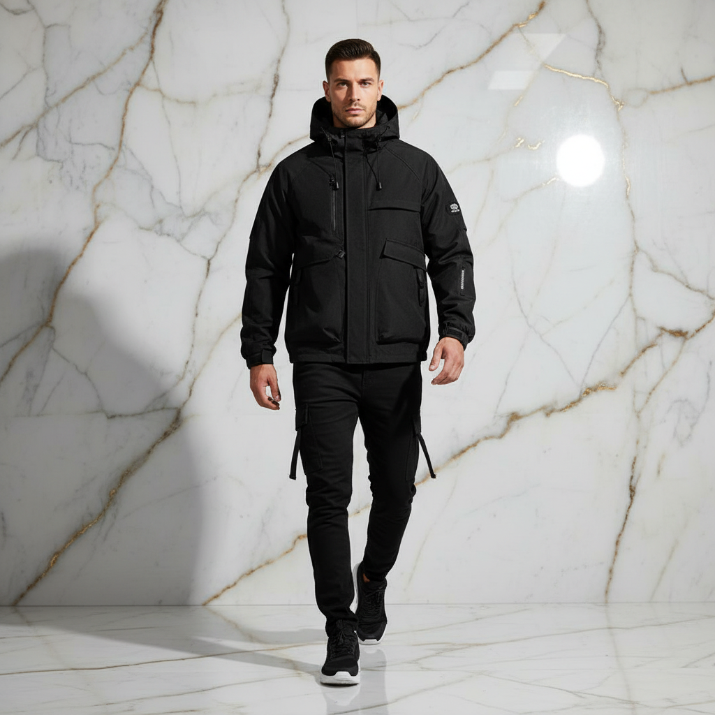 Walking toward camera