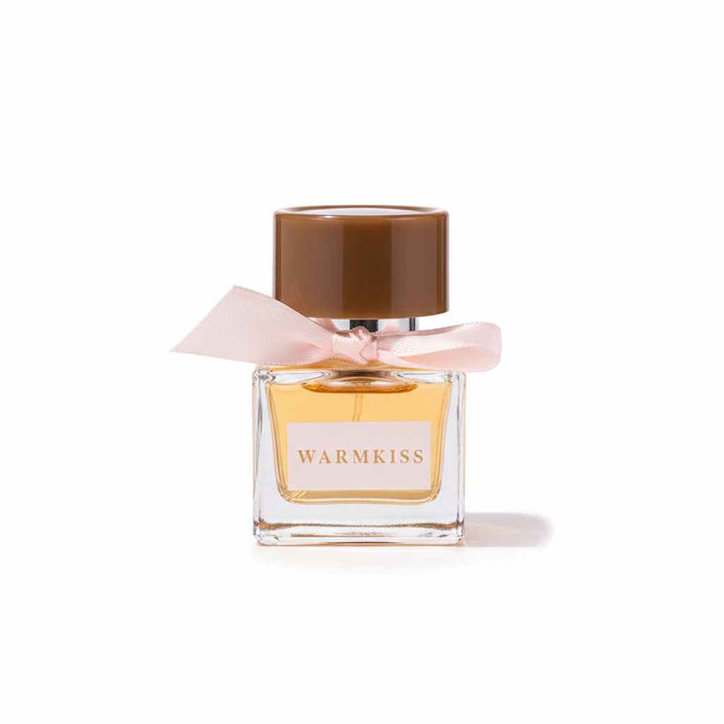 WARMKISS - Golden Amber Brown Cap White BG