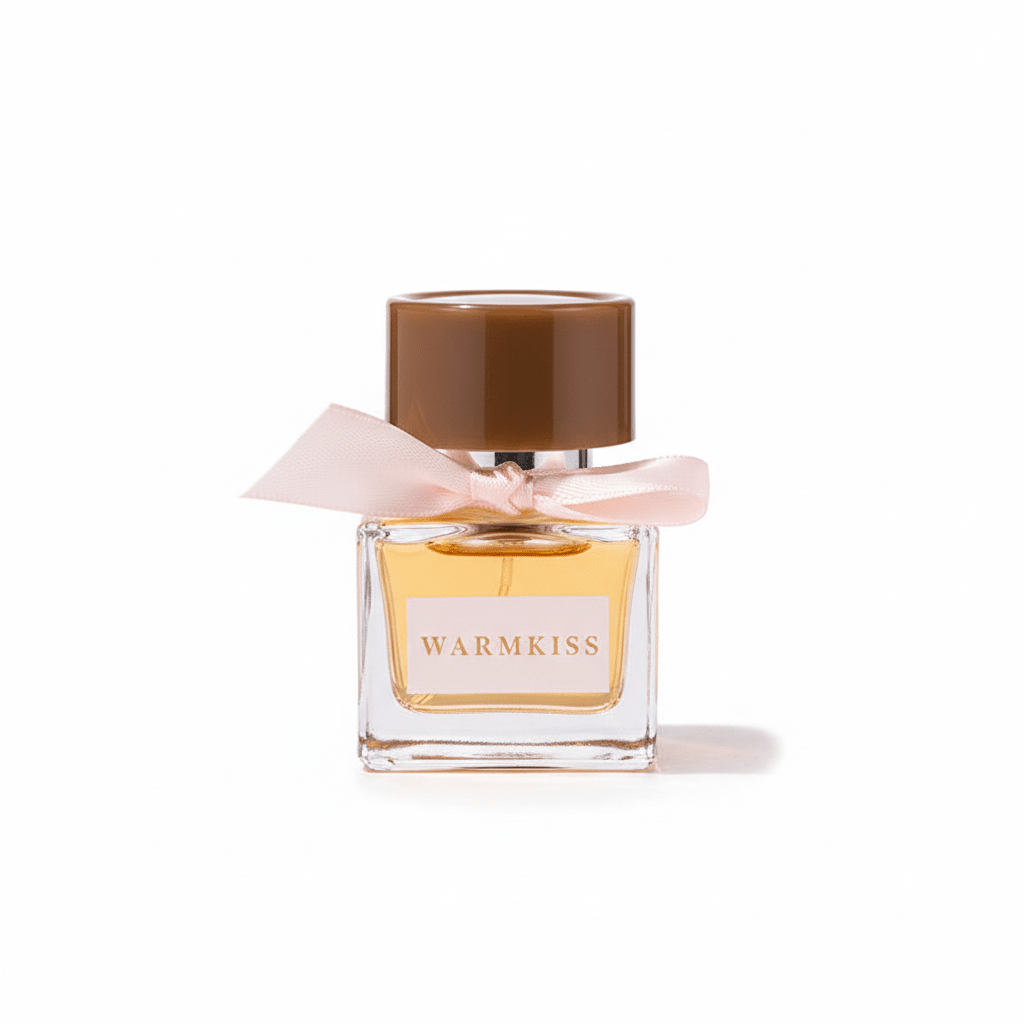 WARMKISS - Golden Amber Brown Cap White BG