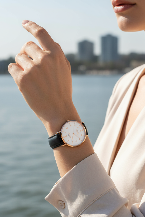 Waterfront daylight shot