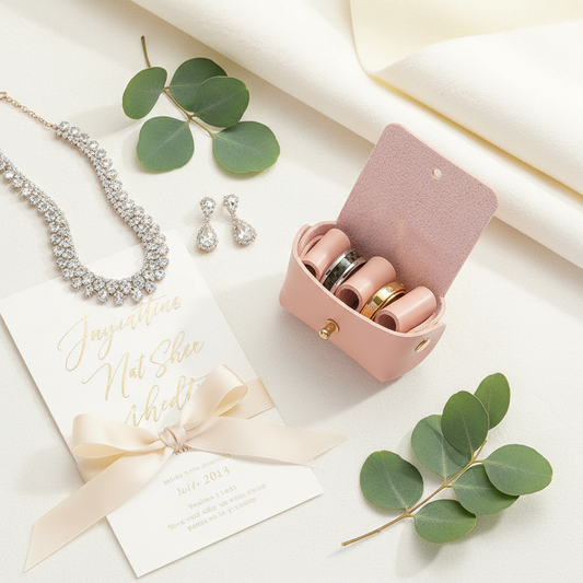 Wedding Pouch Editorial Composition