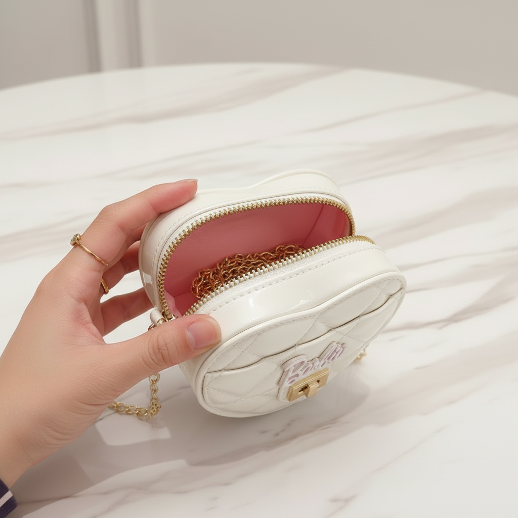 White bag - opened by hand