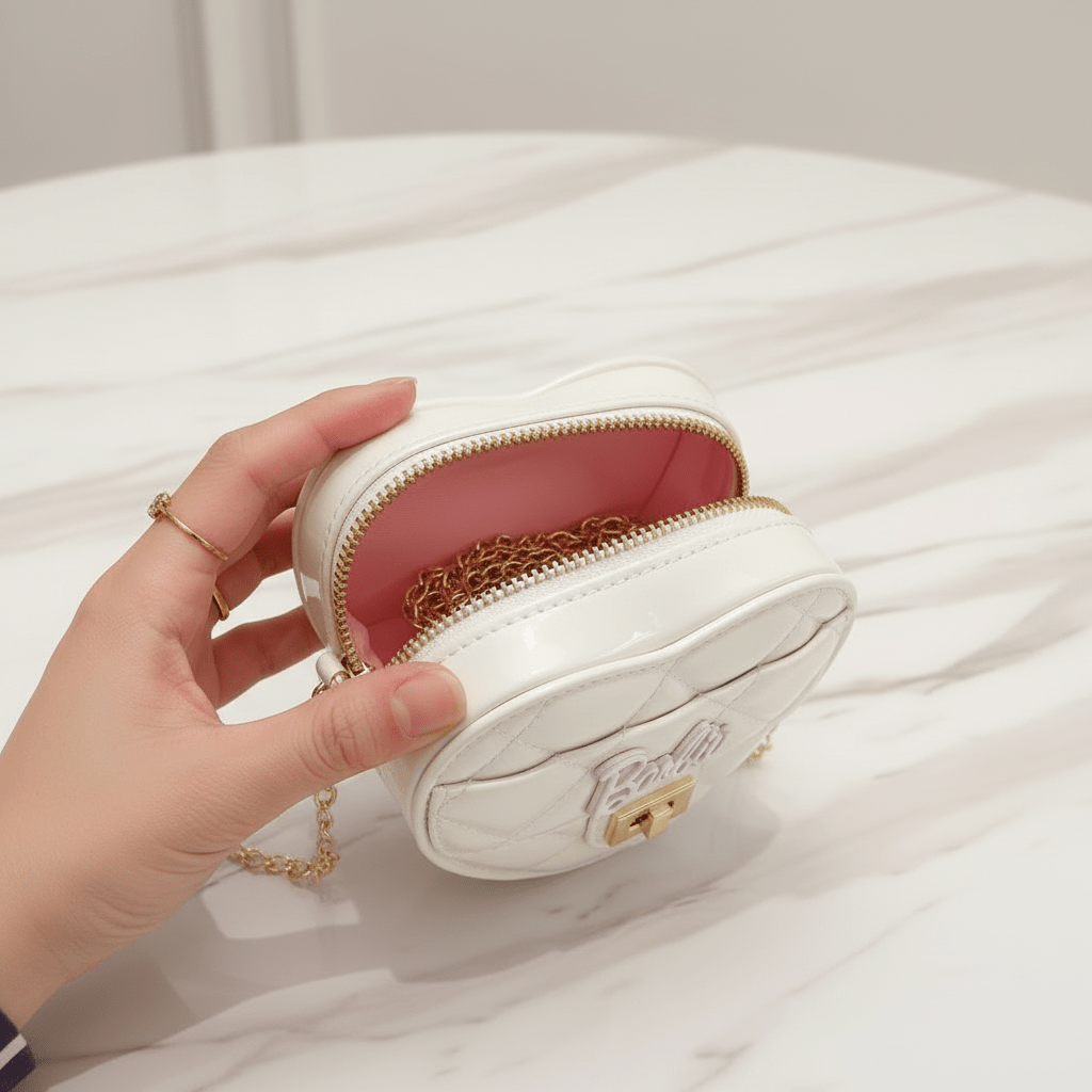 White bag - opened by hand