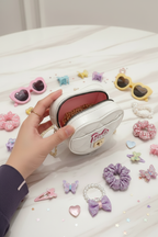 White bag - opened with accessories