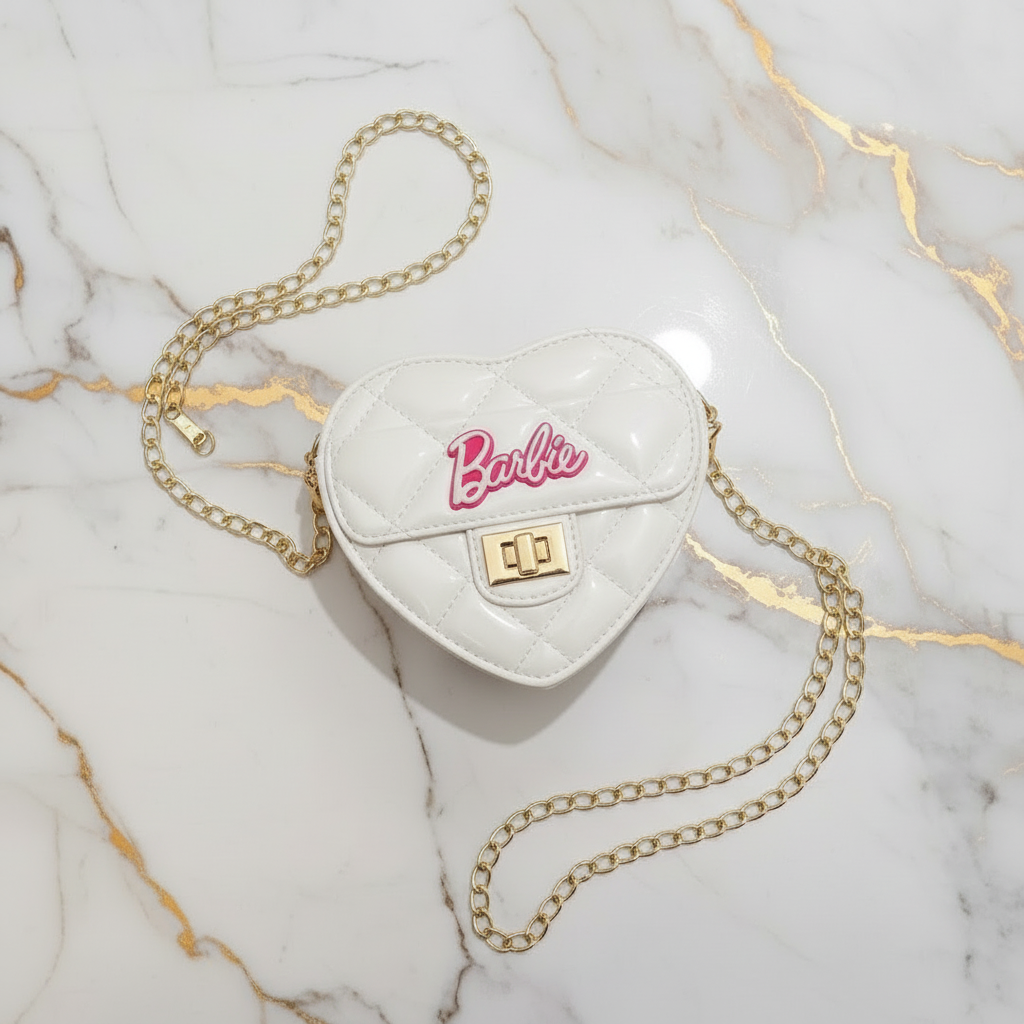 White bag - top flat lay