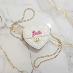 White bag - top flat lay