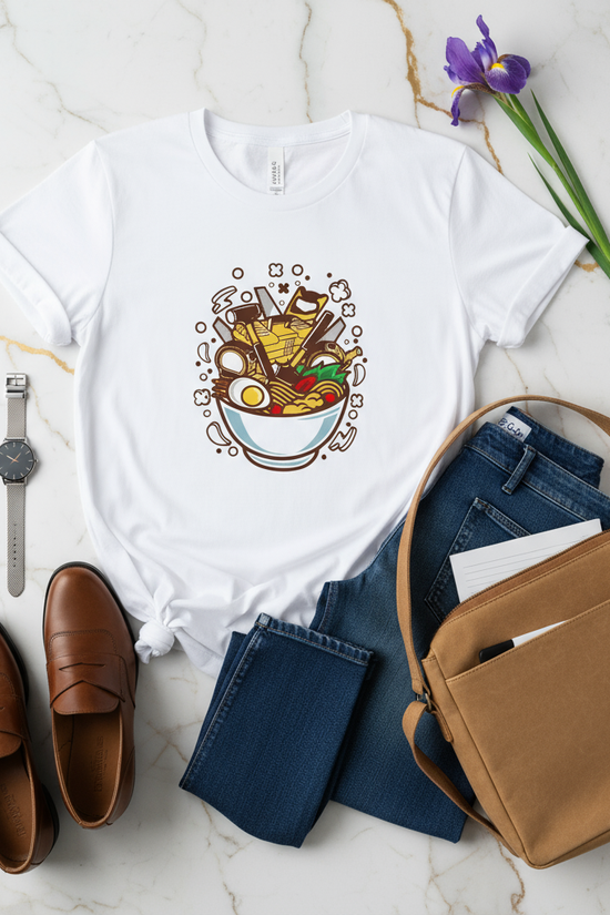 White Classic Jeans with Iris