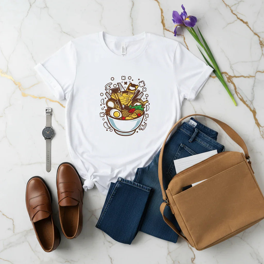 White Classic Jeans with Iris