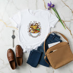 White Classic Jeans with Iris