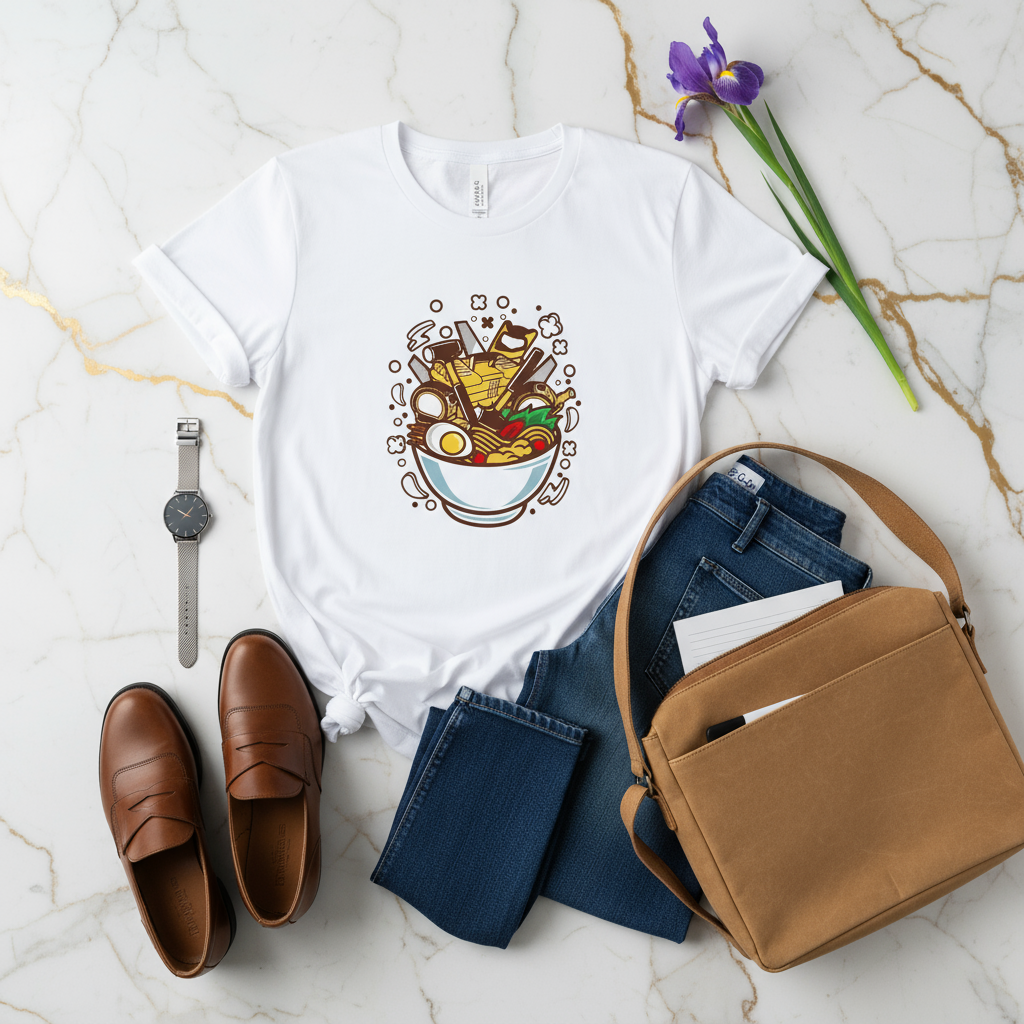 White Classic Jeans with Iris