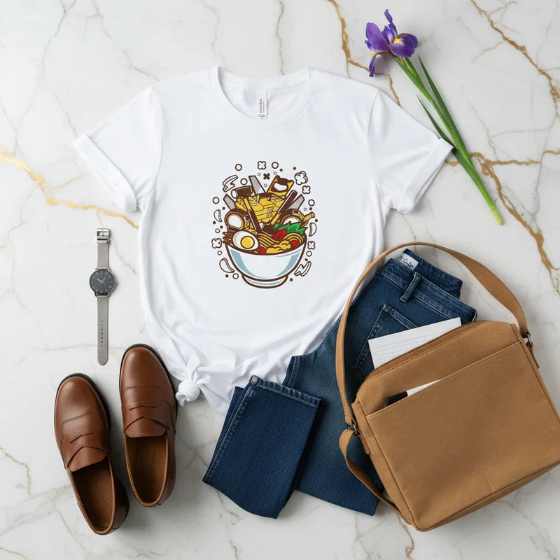 White Classic Jeans with Iris