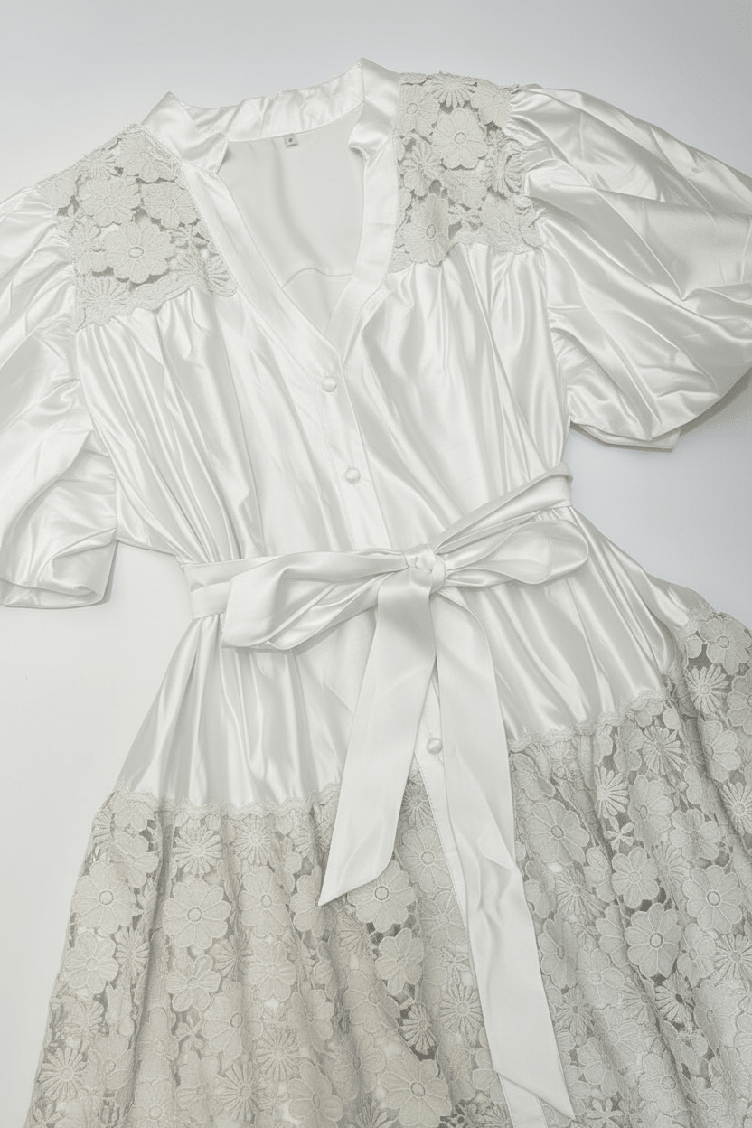 White Dress Detail