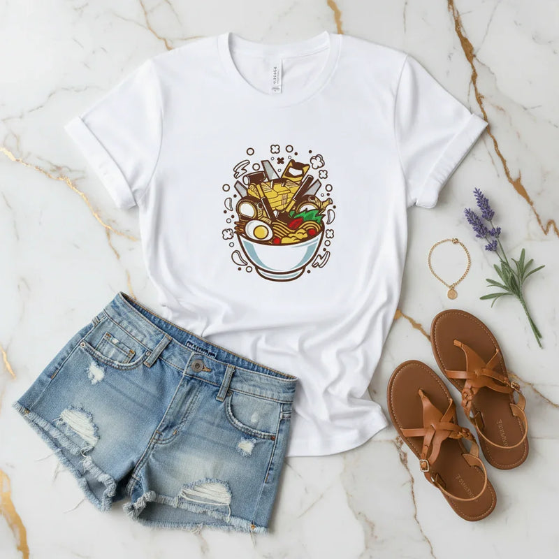 White Flat-lay with Lavender