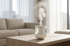 White Humidifier Close-Up - Scandinavian