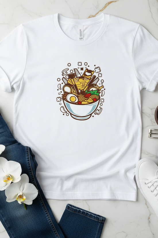 White Jeans with Orchid