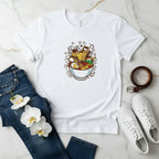 White Jeans with Orchid