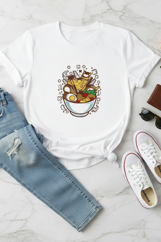 White Light Jeans with Rose