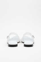 White Sandal Back View